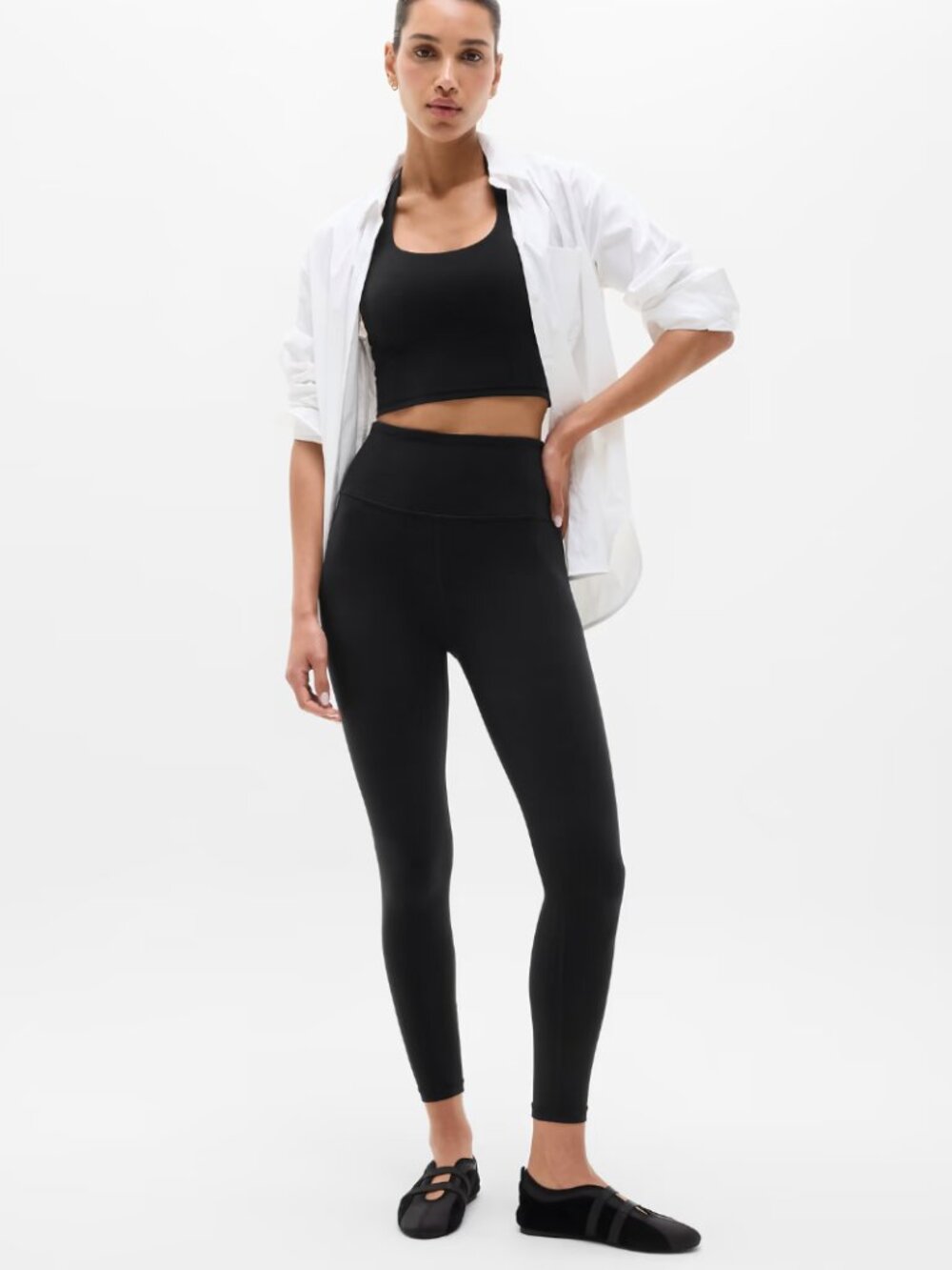 Athleta Ultra High Rise Elation 7/8 Tights in Black, Women’s Small